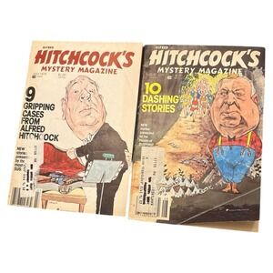 Alfred Hitchcocks Mystery Magazine 1979 Lot Of 2 July August Vintage Collectible